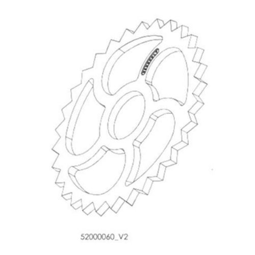 Pack- und Croskill-walze aus Gusseisen - Ø : 490mm